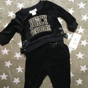 NWT Juicy Couture sweatsuit set – 3-6 month